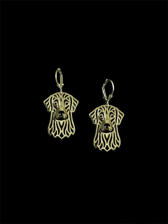 New Unique Romantic Gold Silver Color Flat Coated Retriever Drop Earrings Animal Earrings For Women Girl Aros
New Unique Romantic Gold Silver Color Flat Coated Retriever Drop Earrings Animal Earrings For Women Girl Aros