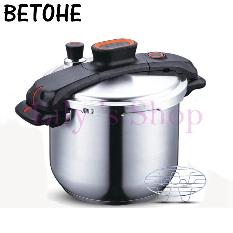 DMWD 304 stainless steel pressure cooker pressure cooker 6L gas cooker Universal ON gas induction cooker
DMWD 304 stainless steel pressure cooker pressure cooker 6L gas cooker Universal ON gas induction cooker