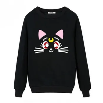 Sailor Moon Sweatshirt Women Crewneck Pullovers 2016 New Fashion Cartoon Printed Sweatshirts Free Shipping
Sailor Moon Sweatshirt Women Crewneck Pullovers 2016 New Fashion Cartoon Printed Sweatshirts Free Shipping