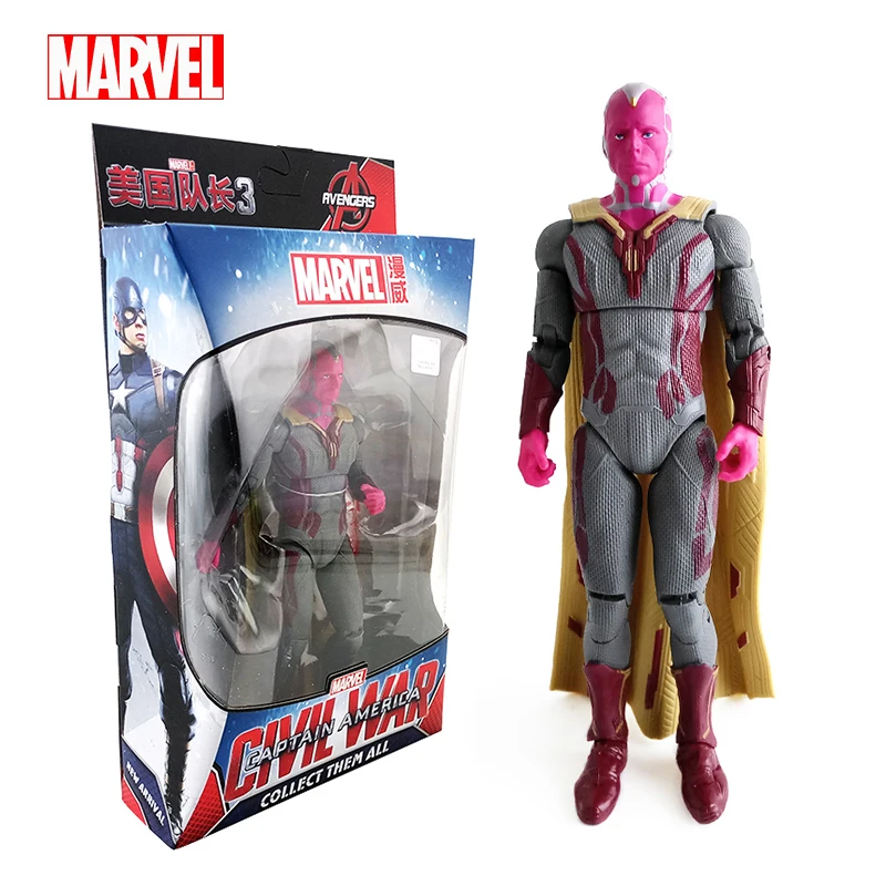 18cm Marvel Avengers Vision 7'' PVC Action Figure With Box Model Collectible Dolls Toys For Kids Boys Birthday Christmas Gifts
18cm Marvel Avengers Vision 7'' PVC Action Figure With Box Model Collectible Dolls Toys For Kids Boys Birthday Christmas Gifts