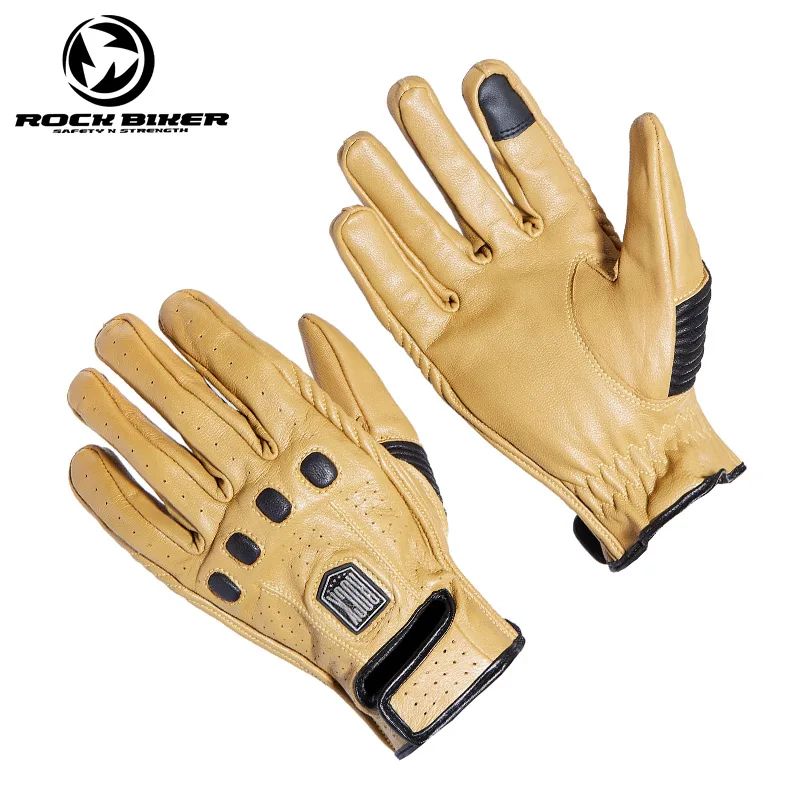 ROCK BIKER Real Leather Motorcycle Racing Gloves Retro Summer Touch Screen Motocross Protective Gears Riding Training Gloves.
ROCK BIKER Real Leather Motorcycle Racing Gloves Retro Summer Touch Screen Motocross Protective Gears Riding Training Gloves.