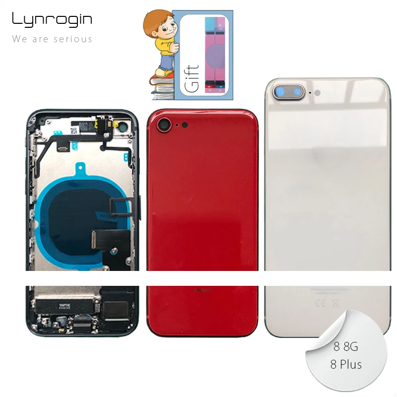 Back Full Housing for iphone 8 8Plus Plus Back Battery Cover Door Middle Frame Chassis + Glass with Flex Cable Parts Assembly
Back Full Housing for iphone 8 8Plus Plus Back Battery Cover Door Middle Frame Chassis + Glass with Flex Cable Parts Assembly