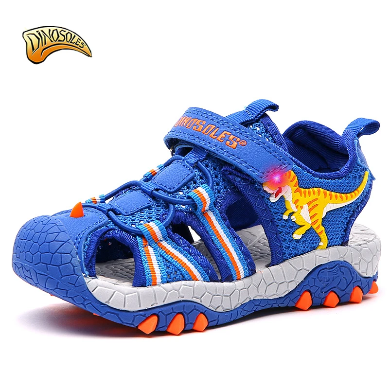 DINOSOLES Baby Boys Sandals 3D Dinosaur Sandals Kids Light Up Toddler Beach 2019 Summer Shoes Casual Children's Sandals
DINOSOLES Baby Boys Sandals 3D Dinosaur Sandals Kids Light Up Toddler Beach 2019 Summer Shoes Casual Children's Sandals