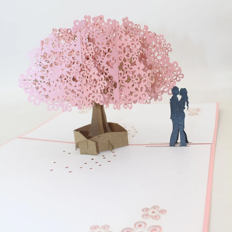 3D Handmade Wisteria Ginkgo Tree Sakura Lover Paper Invitation Greeting Cards PostCard Valentine's Day Wedding Engagement Gift
3D Handmade Wisteria Ginkgo Tree Sakura Lover Paper Invitation Greeting Cards PostCard Valentine's Day Wedding Engagement Gift