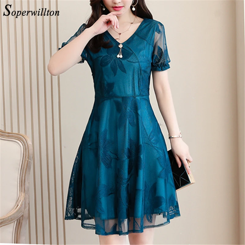 Vintage Summer Dress Women Sundress Black Red Blue Pink Solid Lace Cocktail V-Neck Plus Size Party Dress 2019 vestidos M-5XL
Vintage Summer Dress Women Sundress Black Red Blue Pink Solid Lace Cocktail V-Neck Plus Size Party Dress 2019 vestidos M-5XL
