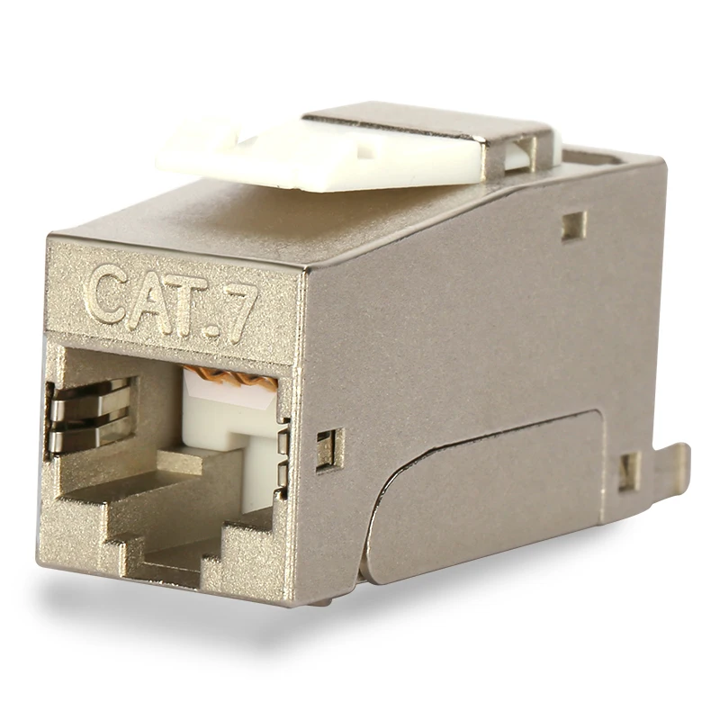 FTP CAT7 Network Module Tool-Free Wire Shielded Information Socket RJ45 Connector 50u Keystone Jack 10G Ethernet Cable Adapter
FTP CAT7 Network Module Tool-Free Wire Shielded Information Socket RJ45 Connector 50u Keystone Jack 10G Ethernet Cable Adapter