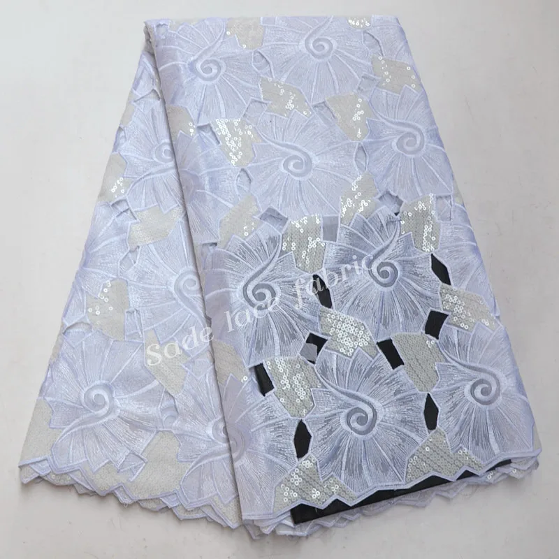 FolaSade White Big African Handcut Organza Lace Fabric With High Quality Allover Sequins Sewing Fashion Dresses Hot Sale TY541
FolaSade White Big African Handcut Organza Lace Fabric With High Quality Allover Sequins Sewing Fashion Dresses Hot Sale TY541