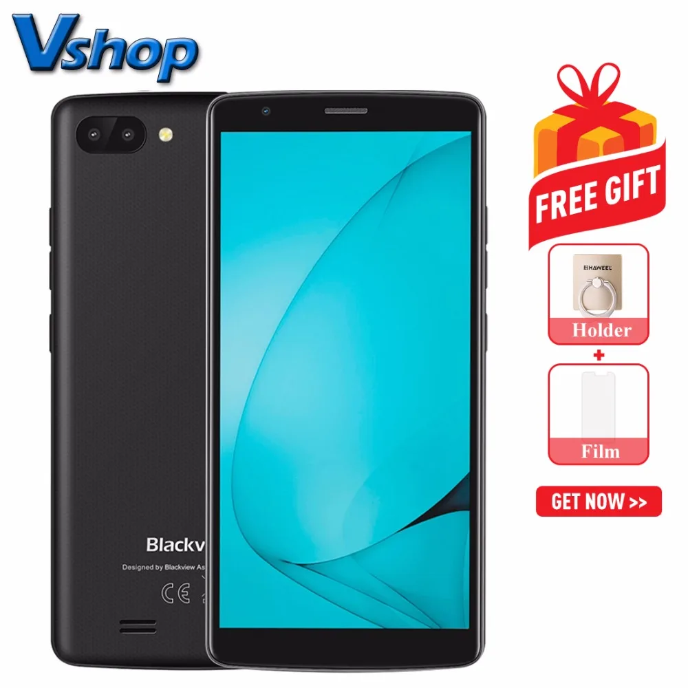 Original Blackview A20 3G Mobile Phones Android Go 1GB+8GB Quad Core Smartphone Dual 5MP Back Cameras 5.5 inch 480P Cell Phone
Original Blackview A20 3G Mobile Phones Android Go 1GB+8GB Quad Core Smartphone Dual 5MP Back Cameras 5.5 inch 480P Cell Phone