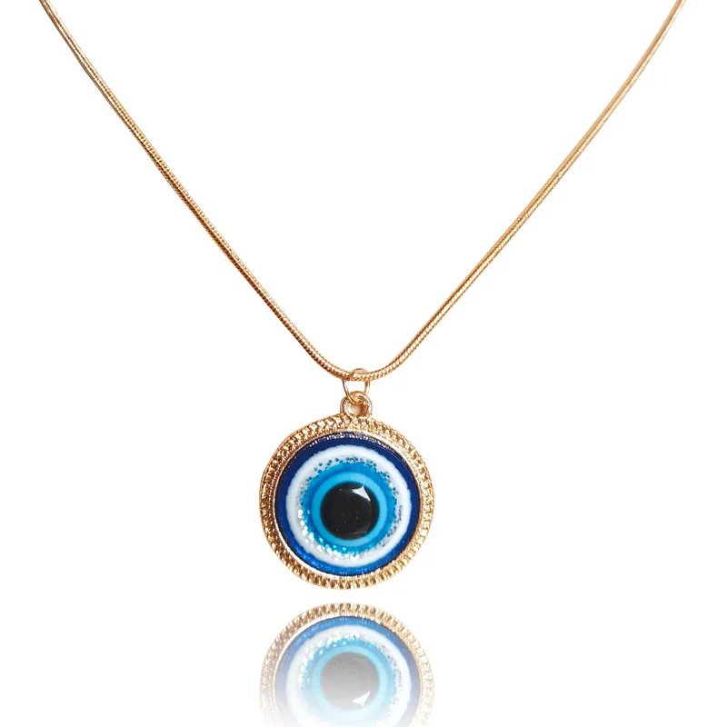 18MM Simple Gold Silver Evil Eyes Necklace Resin Blue Eyes Choker Necklace Turkish Lucky Symbol Eyes Charm Jewelry Accessories
18MM Simple Gold Silver Evil Eyes Necklace Resin Blue Eyes Choker Necklace Turkish Lucky Symbol Eyes Charm Jewelry Accessories