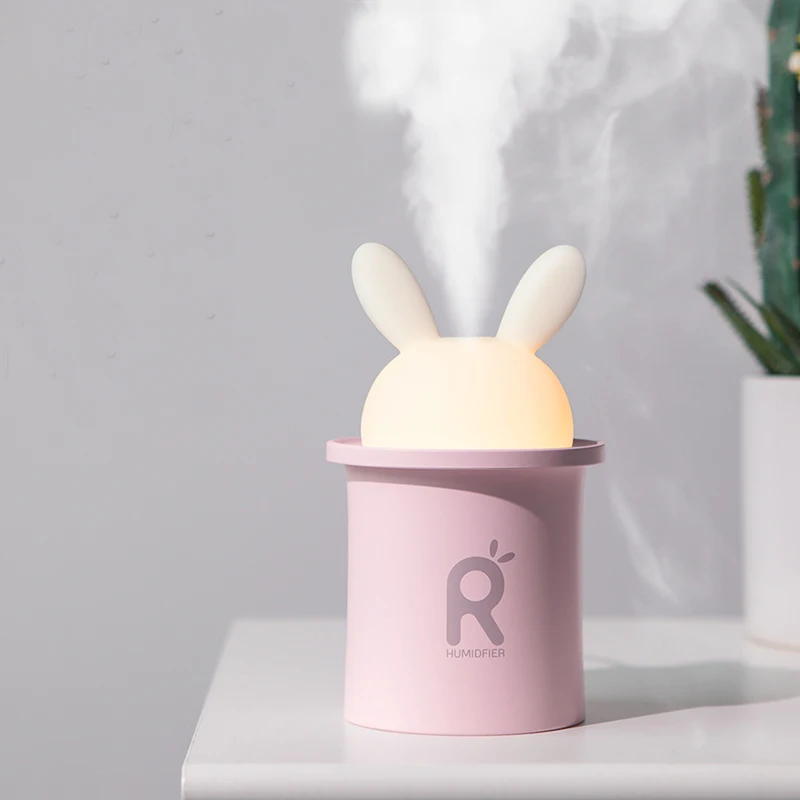 KEBEIER Ultrasonic Air Humidifier For Baby Cartoon Rabbit 250ML USB Essential Oil Diffuser LED Light Lamp Car Air Purifier
KEBEIER Ultrasonic Air Humidifier For Baby Cartoon Rabbit 250ML USB Essential Oil Diffuser LED Light Lamp Car Air Purifier