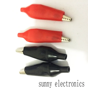 20PCS/Lot 28MM Crocodile Clips Electrical Clamp Alligator Clip Probe Metal For Testing Meter Black And Red With Plastic Boot G98
20PCS/Lot 28MM Crocodile Clips Electrical Clamp Alligator Clip Probe Metal For Testing Meter Black And Red With Plastic Boot G98