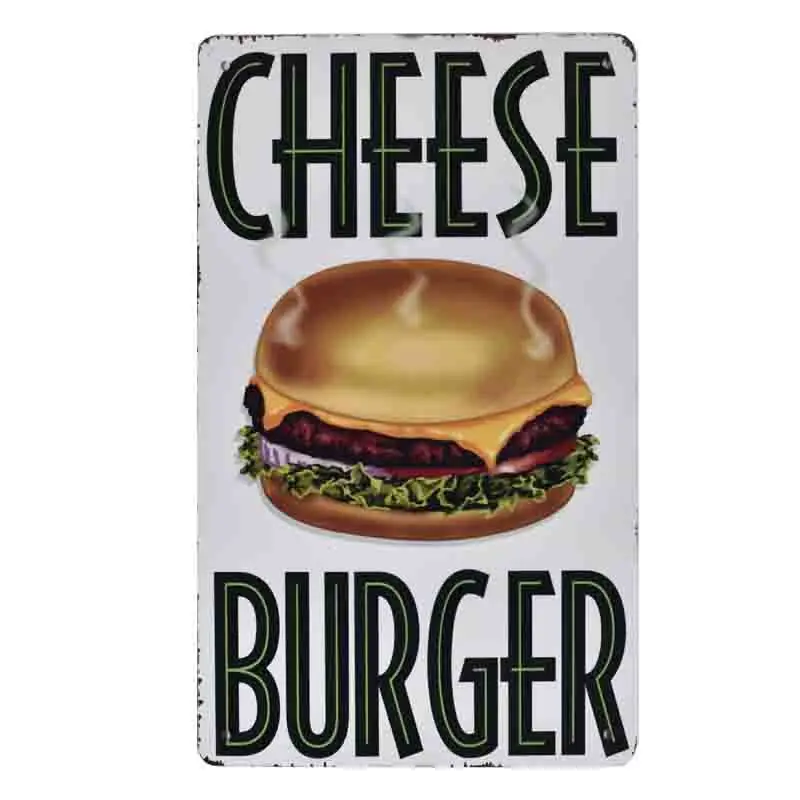 YVEVON Retro Burger Metal Sign Movie Wall Decoration Tin Sign Vintage Signs Home Decor Painting Plaques Art Poster 20x30cm
YVEVON Retro Burger Metal Sign Movie Wall Decoration Tin Sign Vintage Signs Home Decor Painting Plaques Art Poster 20x30cm