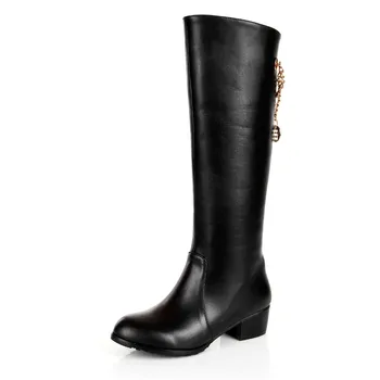 New Popular Women Knee High Boots Cool Round Toe Square Heels Boots Nice Black Shoes Woman US Size 3.5-13
New Popular Women Knee High Boots Cool Round Toe Square Heels Boots Nice Black Shoes Woman US Size 3.5-13