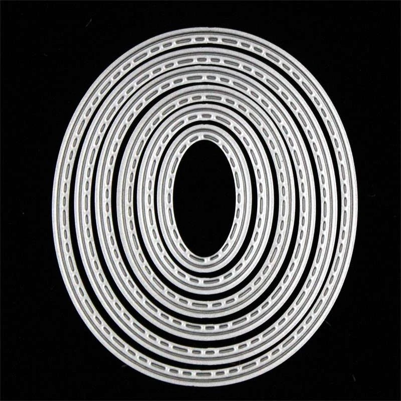 Oval Shape Metal Cutting Dies Stencils for DIY Scrapbooking/photo album Decorative Embossing DIY Paper Cards
Oval Shape Metal Cutting Dies Stencils for DIY Scrapbooking/photo album Decorative Embossing DIY Paper Cards
