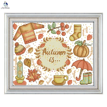 JoySunday cross stitch kits needlework set Autumn impression Jesus garden 14CT 11CT cotton painting gift art factory wholesale
JoySunday cross stitch kits needlework set Autumn impression Jesus garden 14CT 11CT cotton painting gift art factory wholesale