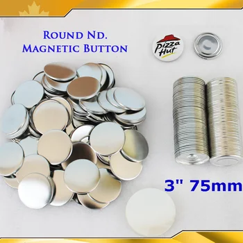 3" 75mm 100 Sets NEW Professional Fridge Dialog Box Nd. Magnet Metal Back Button Maker Supply Materials
3" 75mm 100 Sets NEW Professional Fridge Dialog Box Nd. Magnet Metal Back Button Maker Supply Materials