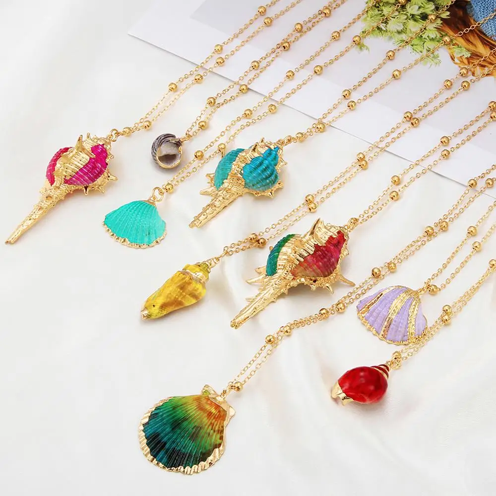 Boho beach Natural Sea Shell Choker Necklaces Collar Handmade Necklace Bohemia for Women Summer Jewelry Elegant Gift Accessories
Boho beach Natural Sea Shell Choker Necklaces Collar Handmade Necklace Bohemia for Women Summer Jewelry Elegant Gift Accessories