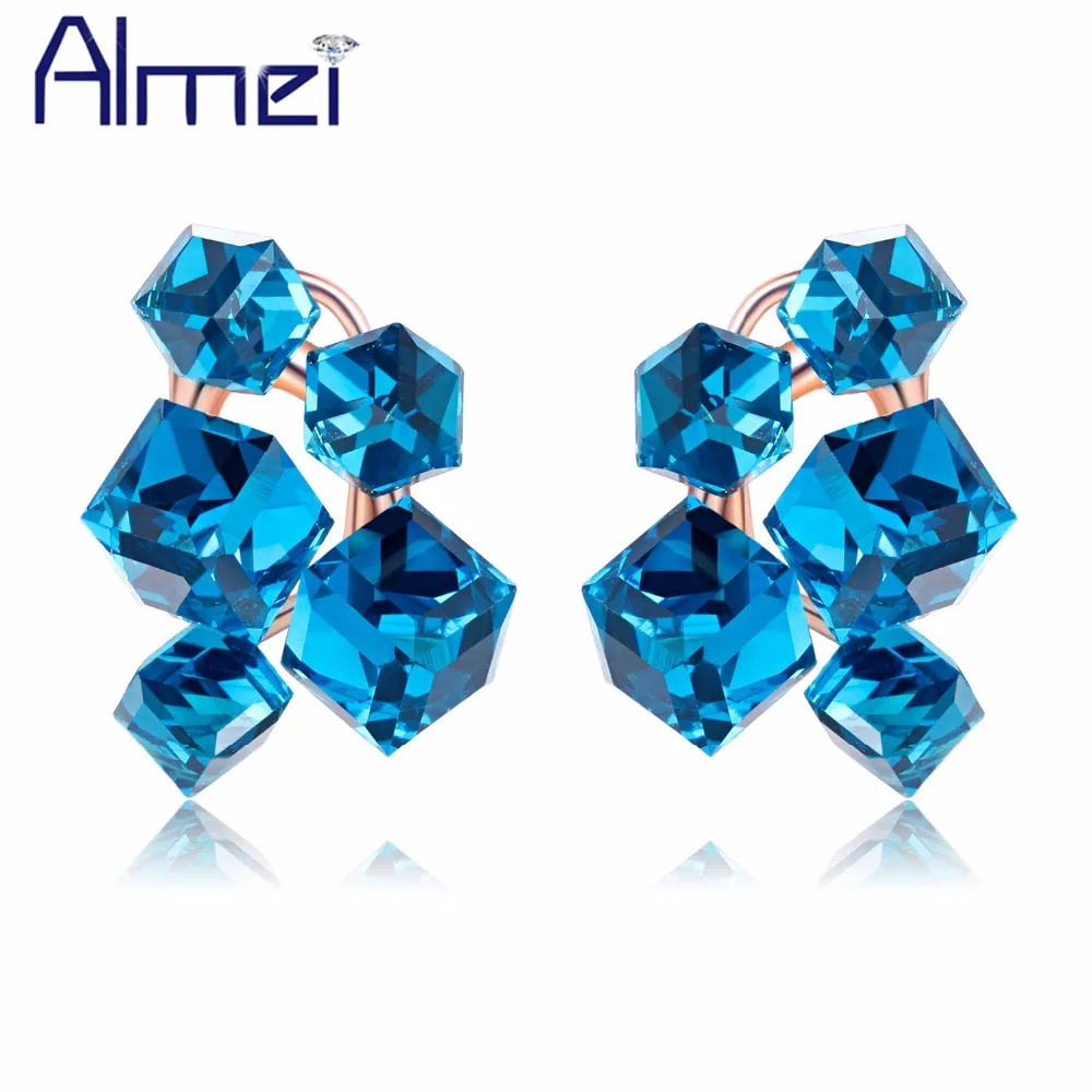 Almei 15%Off Large Women Stud Earrings Oorbellen Earring Square Rainbow Blue Stone Earings Crystal Brincos 2017 Jewelry GR124
Almei 15%Off Large Women Stud Earrings Oorbellen Earring Square Rainbow Blue Stone Earings Crystal Brincos 2017 Jewelry GR124