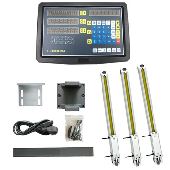 Complete milling lathe tools 3 axis dro set/kit digital readout + 3 PCS 5u Optical lines size 400 500 600 700 800 900 1000
Complete milling lathe tools 3 axis dro set/kit digital readout + 3 PCS 5u Optical lines size 400 500 600 700 800 900 1000