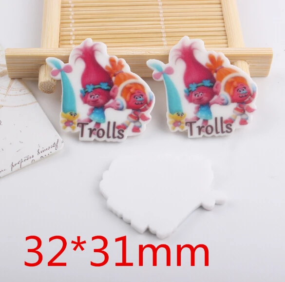 30pcs Flatback Resin cartoon trolls Character Planar Resin DIY Craft Accessories B-77
30pcs Flatback Resin cartoon trolls Character Planar Resin DIY Craft Accessories B-77