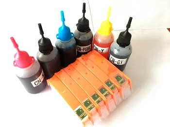 6 Colors PGI-270 CLI-271 Ink Refill Kit For Canon PIXMA MG7720 printer With ARC Chips PGBK BK C M Y GY
6 Colors PGI-270 CLI-271 Ink Refill Kit For Canon PIXMA MG7720 printer With ARC Chips PGBK BK C M Y GY