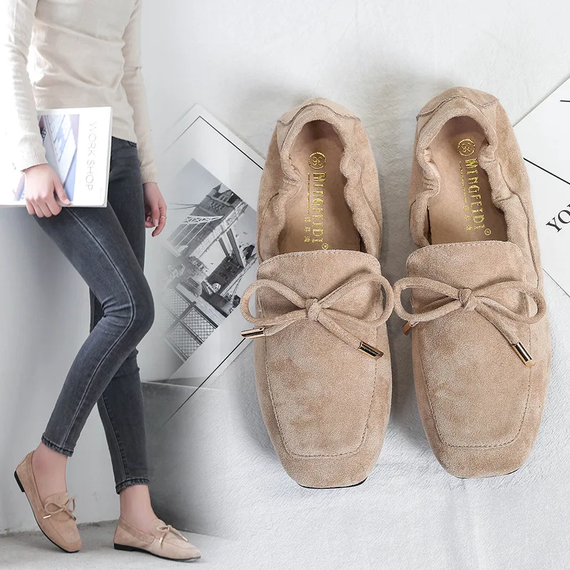 Bow-tied square toe ballet flats ladies 2018 all-match soft flock flat moccasins women single shoes cozy flats espadrilles mujer
Bow-tied square toe ballet flats ladies 2018 all-match soft flock flat moccasins women single shoes cozy flats espadrilles mujer