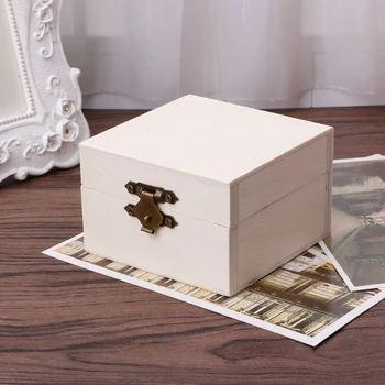New Wooden Square Jewelry Storage Box Wood Base Crafts Case Art Decor Kids DIY Toys
New Wooden Square Jewelry Storage Box Wood Base Crafts Case Art Decor Kids DIY Toys