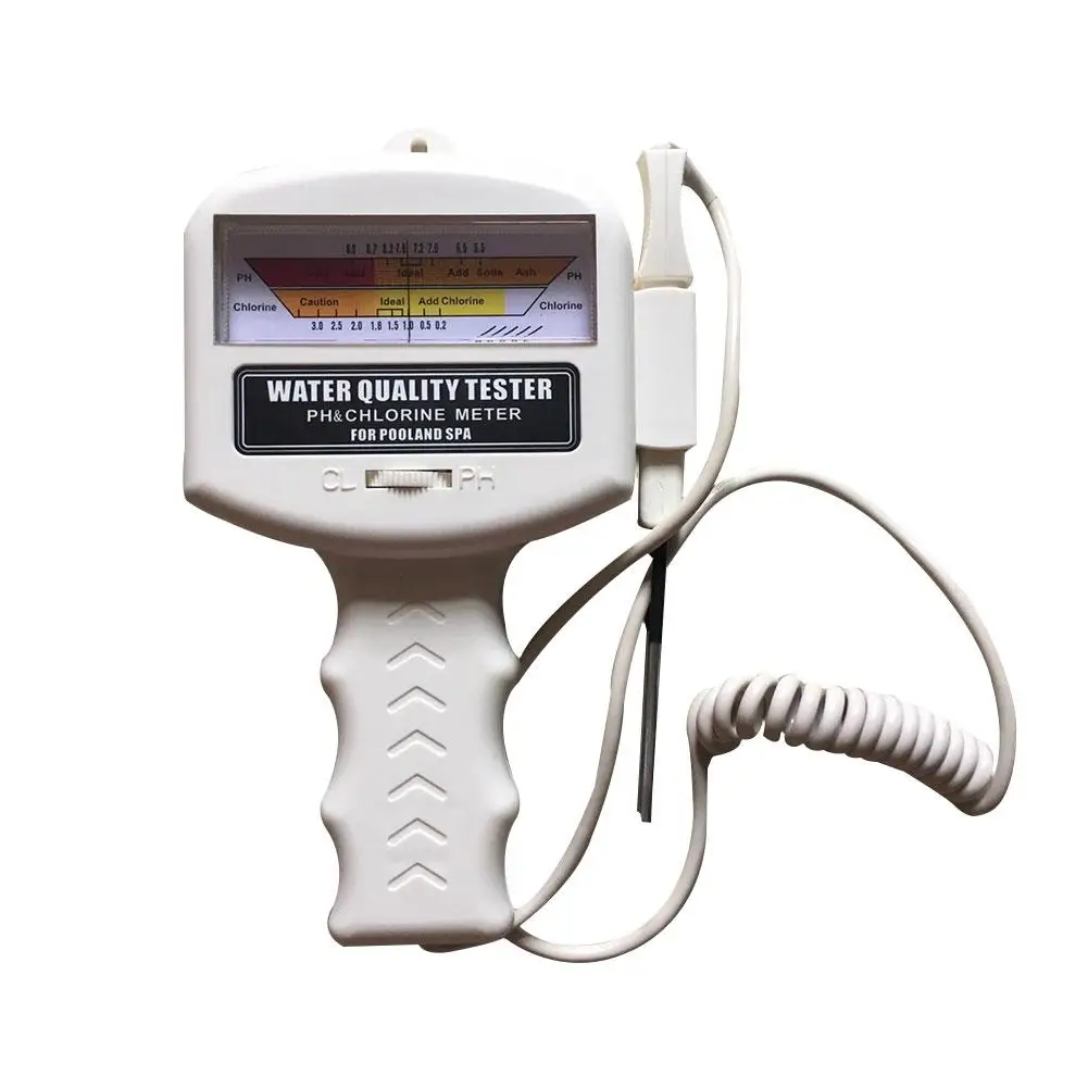 Chlorine Tester Portable Home Swimming Pool Water Quality Tester Spa Aquarium PH Meter Test Pen Meter Chlorine Gas Detector
Chlorine Tester Portable Home Swimming Pool Water Quality Tester Spa Aquarium PH Meter Test Pen Meter Chlorine Gas Detector