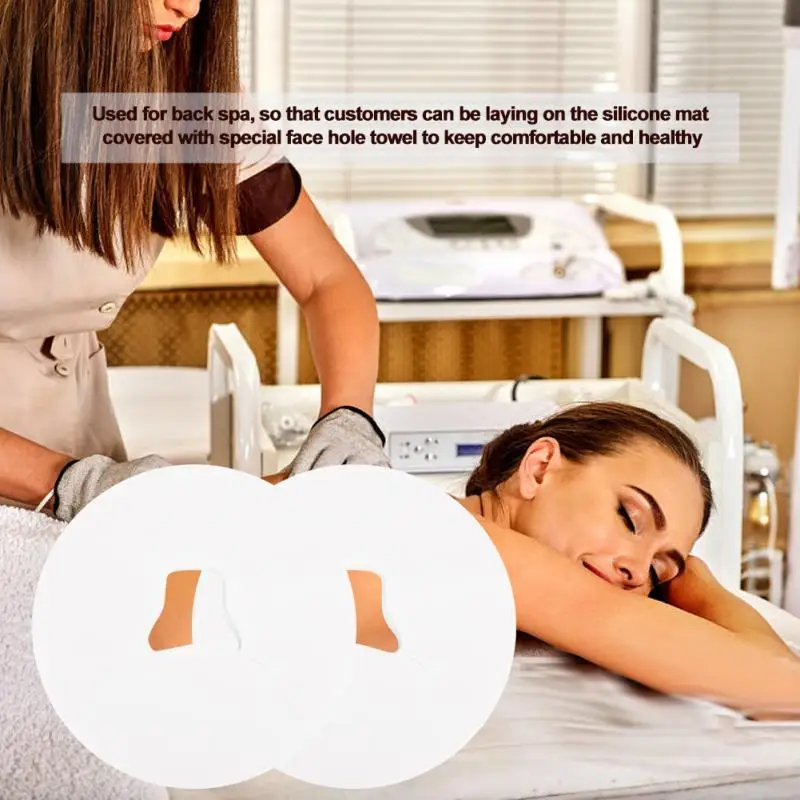 100Pcs Face Massage Cover Pad Disposable Salon SPA Face Hole Pillow Mat Makeup Exfoliating Massage Beauty Parlor Home Supplies
100Pcs Face Massage Cover Pad Disposable Salon SPA Face Hole Pillow Mat Makeup Exfoliating Massage Beauty Parlor Home Supplies