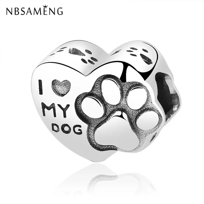 Sampanda 100% 925 Sterling Silver Bead Charm I love My Dog Charms Beads Fit Original Pandora Bracelet Women Jewelry Making
Sampanda 100% 925 Sterling Silver Bead Charm I love My Dog Charms Beads Fit Original Pandora Bracelet Women Jewelry Making
