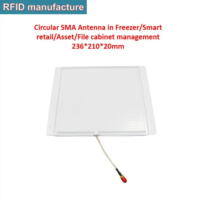 rfid uhf antenna Circular 8dBi gain IP67 SMA 865-928mhz for rfid impinj r2000 chip reader module in asset library management
rfid uhf antenna Circular 8dBi gain IP67 SMA 865-928mhz for rfid impinj r2000 chip reader module in asset library management