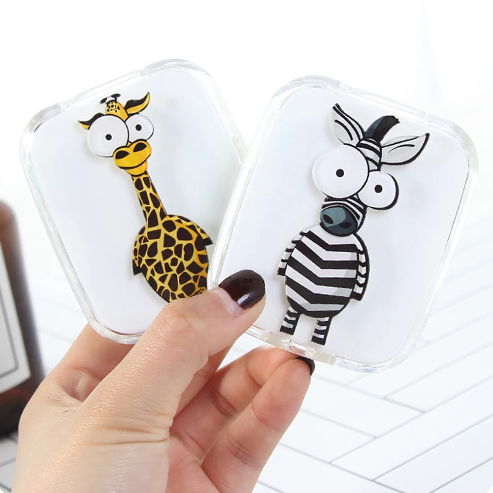 Contact Lens Case Cartoon Animal with Mirror Eye Care Kit Contact Lenses Box Makeup Tools Accessories
Contact Lens Case Cartoon Animal with Mirror Eye Care Kit Contact Lenses Box Makeup Tools Accessories