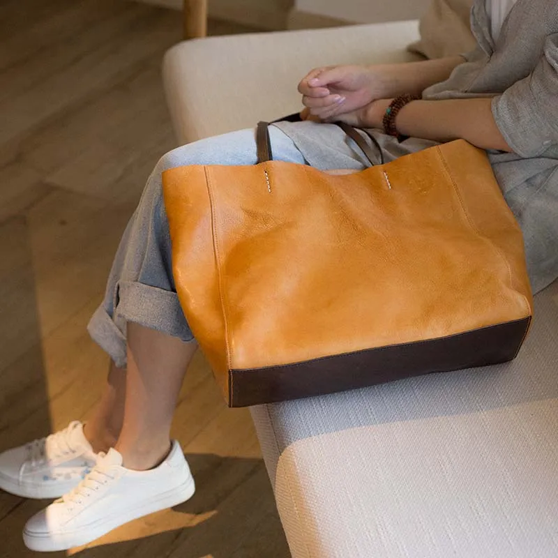 2018 new original handmade leather large-capacity one-shoulder art top layer leather bag handbag
2018 new original handmade leather large-capacity one-shoulder art top layer leather bag handbag
