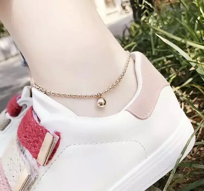 New Titanium Steel Brand Jewelry Anklets For Women Rose Gold Color Fashion Prevent Allergy Summer Jewelry
New Titanium Steel Brand Jewelry Anklets For Women Rose Gold Color Fashion Prevent Allergy Summer Jewelry