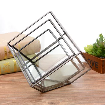 Handmade Tabletop Succulent Plant Box Geometric Micro Landscape Succulent Terrarium Box Balcony Pot Home Decoration Gift Crafts
Handmade Tabletop Succulent Plant Box Geometric Micro Landscape Succulent Terrarium Box Balcony Pot Home Decoration Gift Crafts