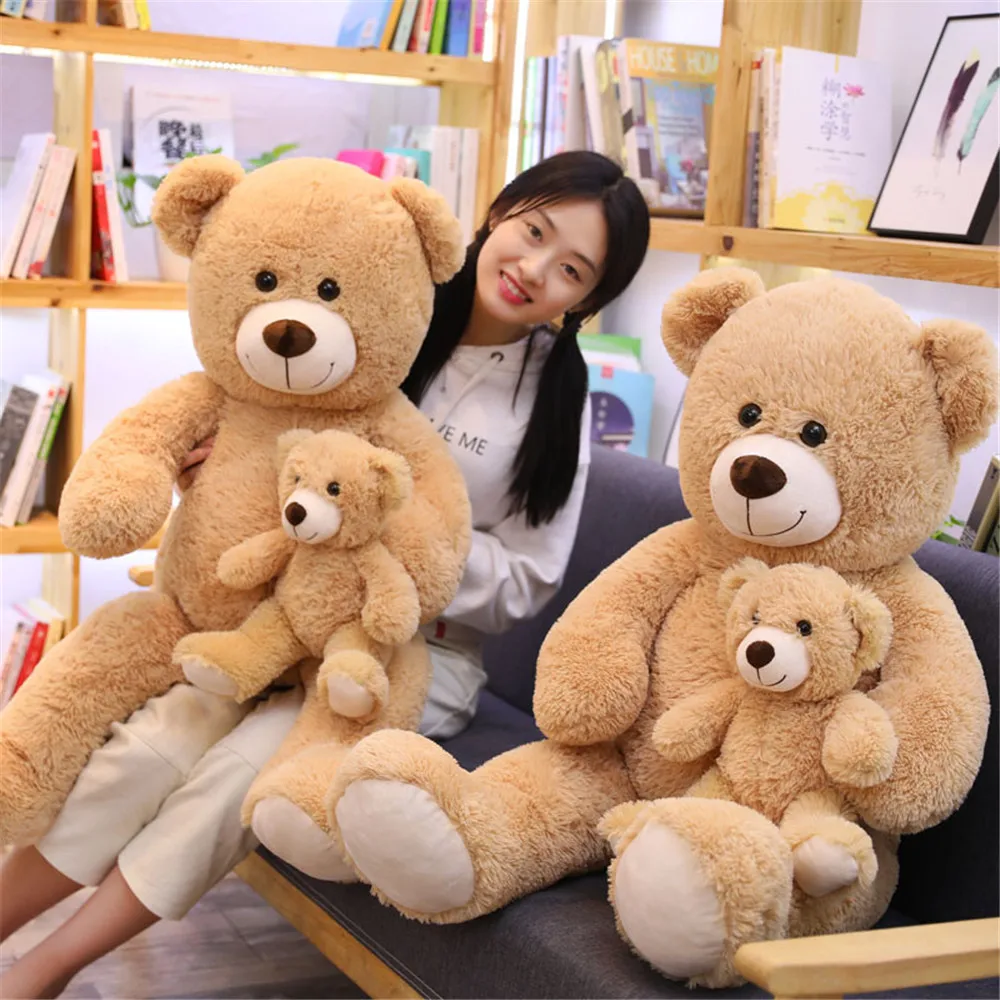 2PCS Giant Kawaii Stuffed Teddy Bear with Child Classical Doll soft Plush Toy Birthday Gifts For Girlfriends
2PCS Giant Kawaii Stuffed Teddy Bear with Child Classical Doll soft Plush Toy Birthday Gifts For Girlfriends