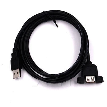 AT USB 2.0 Extension Cable adapter cord for computer 0.3M 5M 1m 1.5m Male to Female with Panel Mount Screw hole lock connector
AT USB 2.0 Extension Cable adapter cord for computer 0.3M 5M 1m 1.5m Male to Female with Panel Mount Screw hole lock connector