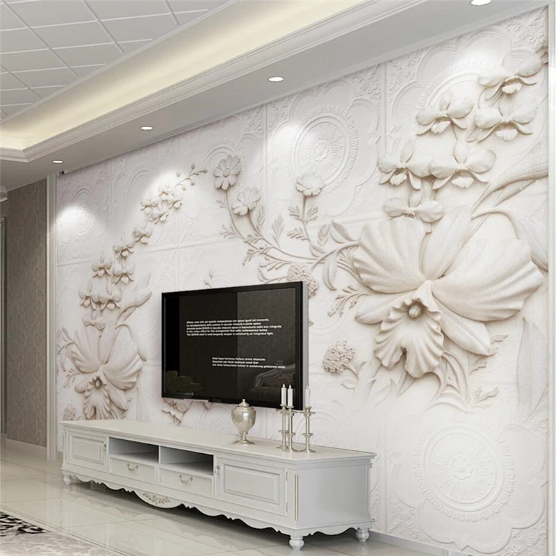 beibehang papier peint wallpaper for walls 3 d Custom wallpaper 3d white white European stone carving orchid background
beibehang papier peint wallpaper for walls 3 d Custom wallpaper 3d white white European stone carving orchid background