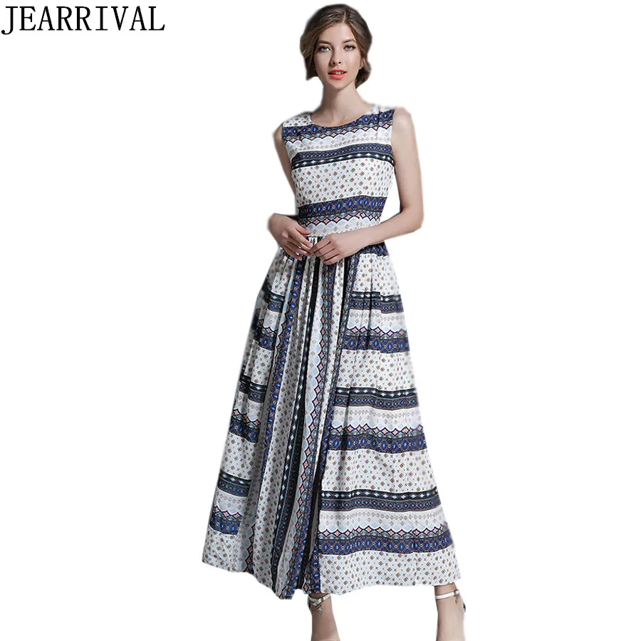 Bohemia Chiffon Dress Women 2017 Autumn Fashion European Style Sleeveless Vintage Ethnic Print Long Maxi Dresses Vestidos Mujer
Bohemia Chiffon Dress Women 2017 Autumn Fashion European Style Sleeveless Vintage Ethnic Print Long Maxi Dresses Vestidos Mujer