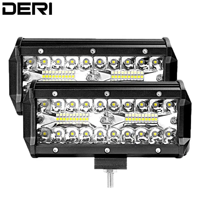 2pcs 7 Inch 120W Combo Beam Led Work Light Bar for Work Driving Offroad Boat Car Tractor Truck 4x4 SUV ATV 12V 24V Car styling
2pcs 7 Inch 120W Combo Beam Led Work Light Bar for Work Driving Offroad Boat Car Tractor Truck 4x4 SUV ATV 12V 24V Car styling