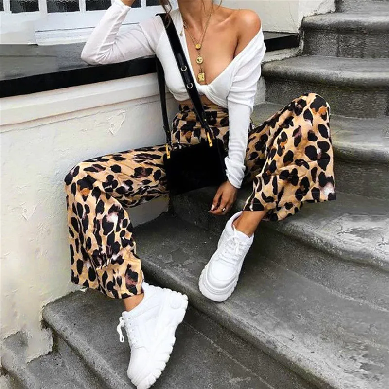 Women Sexy Leopard Print Long Pants Elastic Waist 2018 New Arrival Best Sale For Sport Pants Dropshipping
Women Sexy Leopard Print Long Pants Elastic Waist 2018 New Arrival Best Sale For Sport Pants Dropshipping