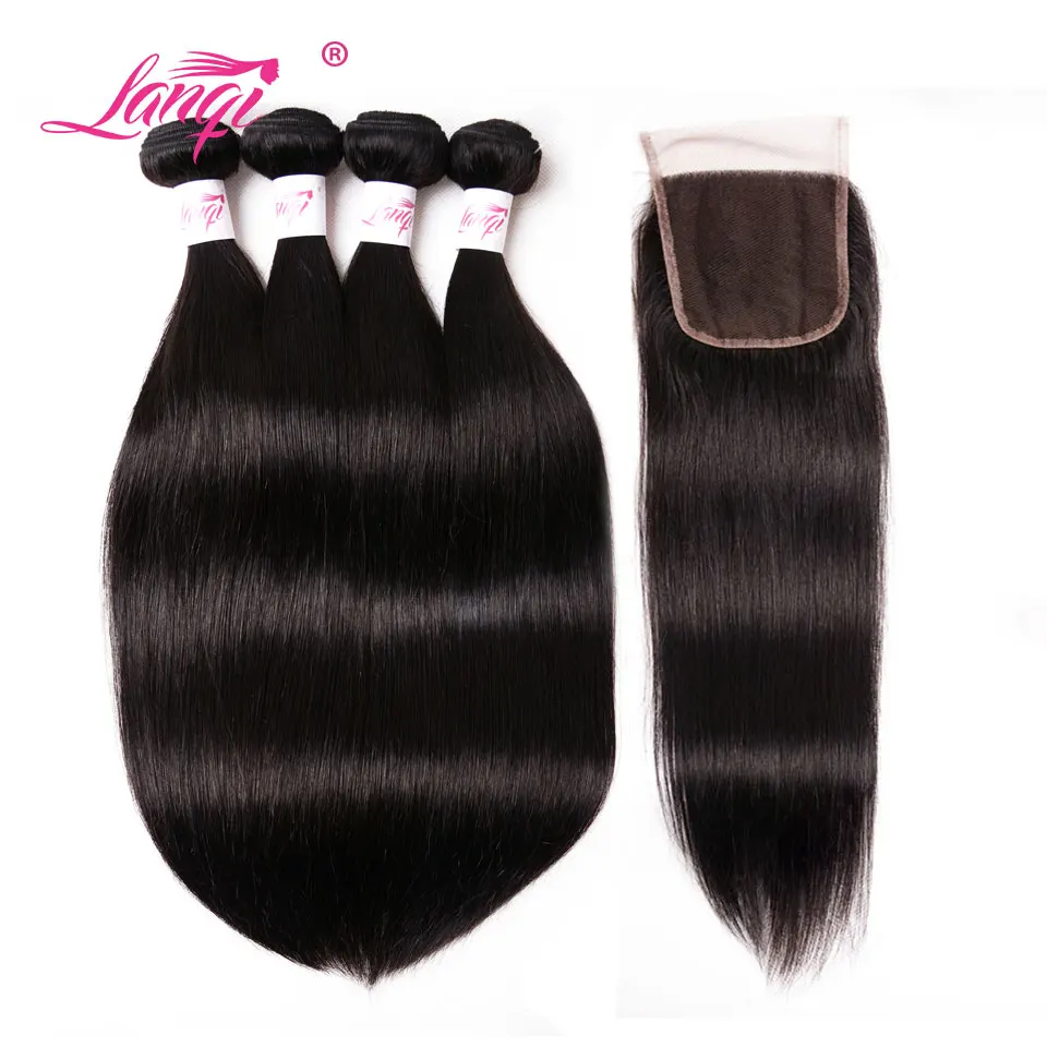 4 Bundles Indian Straight Hair With Closure 4 Pcs Human Hair Weave Bundles With Lace Closure Non Remy Hair Bundles With Closure
4 Bundles Indian Straight Hair With Closure 4 Pcs Human Hair Weave Bundles With Lace Closure Non Remy Hair Bundles With Closure