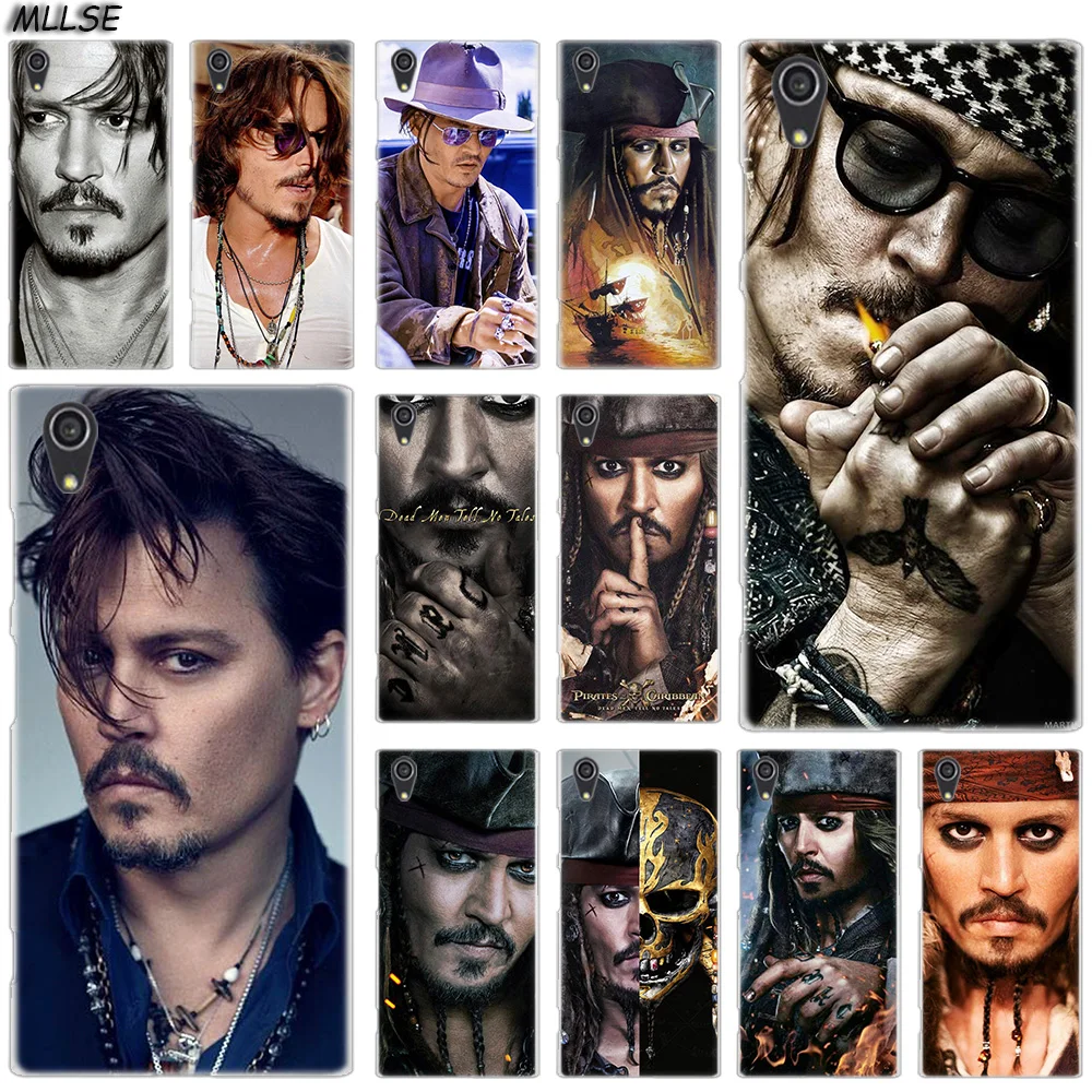 

MLLSE Pirates of the Caribbean Johnny Depp Case Cover for Sony Xperia X XA XA1 XA2 Plus XA3 XZ XZ1 XZ2 XZ3 XZ4 Compact L1 L2 L3