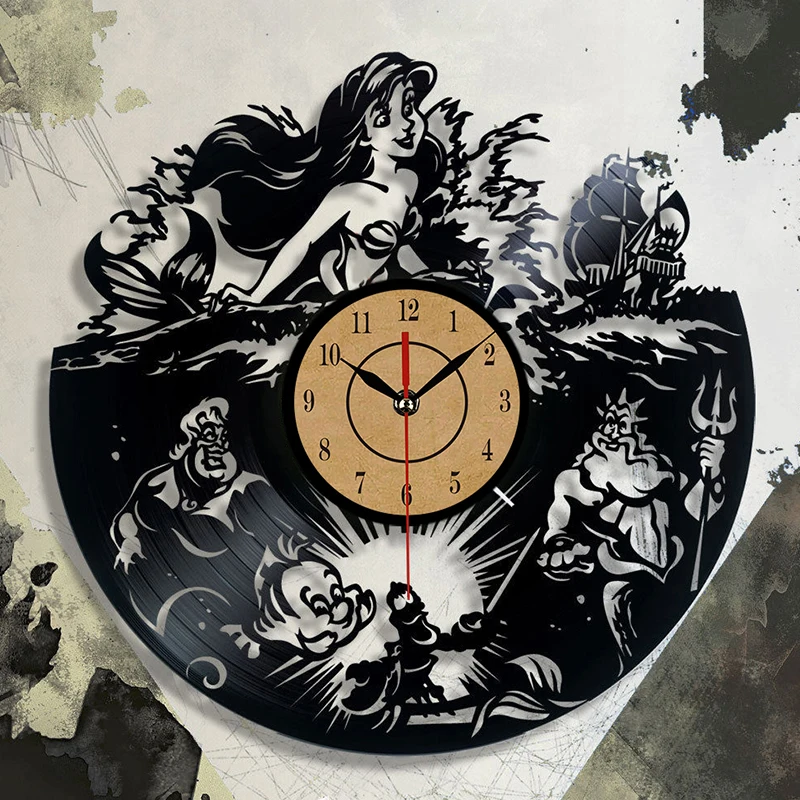 Fashion Design Clock CD Vinyl Record Wall Clock The Little Theme 3D Hanging Watches Duvar Saat Home Decoracion
Fashion Design Clock CD Vinyl Record Wall Clock The Little Theme 3D Hanging Watches Duvar Saat Home Decoracion