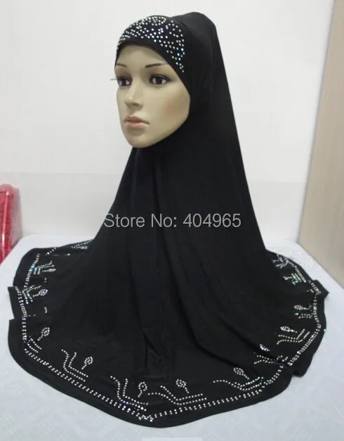H813c latest big size muslim rhinestone hijab,fast delivery,assorted colors
H813c latest big size muslim rhinestone hijab,fast delivery,assorted colors