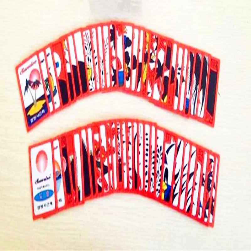Korean Japanese PVC Waterproof Mahjong Gostop Go Stop Board Game Cards Popular Family Party Table Game Go-stop Hanafuda cards
Korean Japanese PVC Waterproof Mahjong Gostop Go Stop Board Game Cards Popular Family Party Table Game Go-stop Hanafuda cards
