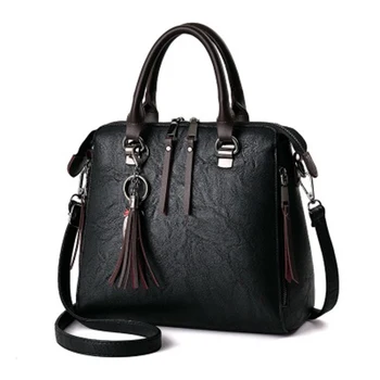 Women Shoulder Bag Soft pu leather Female Tassel Handbag Double zipper Large Ladies Messenger Bags Sac
Women Shoulder Bag Soft pu leather Female Tassel Handbag Double zipper Large Ladies Messenger Bags Sac