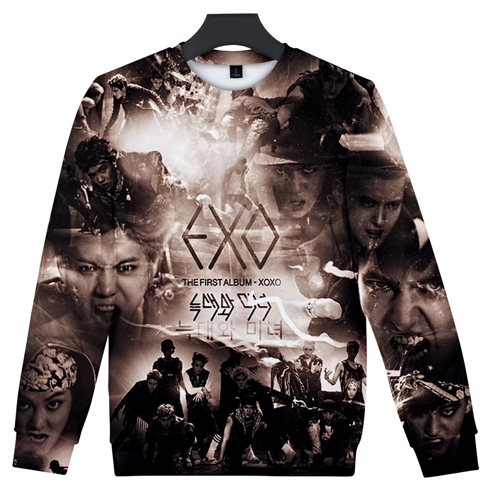 EXO Sweatshirt Women Harajuku Casual Tops Tracksuit Loose Hoodies Capless Winter Warm Fleece Long Sleeve Sweatshirts EXO
EXO Sweatshirt Women Harajuku Casual Tops Tracksuit Loose Hoodies Capless Winter Warm Fleece Long Sleeve Sweatshirts EXO