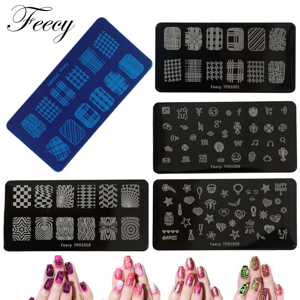 Nail Art Stamping Plates 6*12cm Templates for Nails DIY Stainless Steel Stamper Manicure Stencil Tools Nail Art Stamp Templates
Nail Art Stamping Plates 6*12cm Templates for Nails DIY Stainless Steel Stamper Manicure Stencil Tools Nail Art Stamp Templates