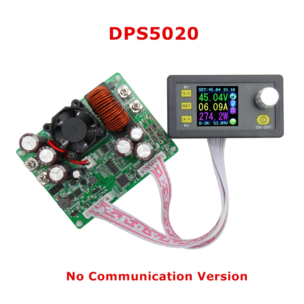 DPS5020 50V 20A Constant Voltage Current Step-down Digital Power Supply Buck Voltage Converter LCD Voltmeter
DPS5020 50V 20A Constant Voltage Current Step-down Digital Power Supply Buck Voltage Converter LCD Voltmeter